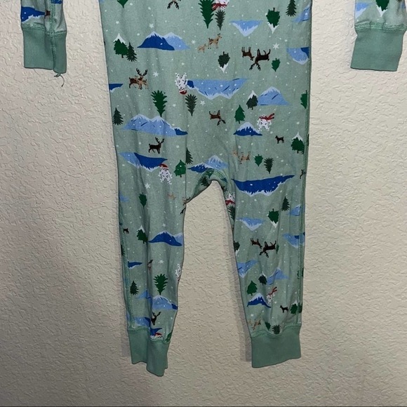 Hanna Andersson Winter Pattern Toddler Zip Sleeper In Organic Cotton Size 3 - Picture 7 of 7